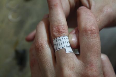 Nuestro medidor de anillos imprimible