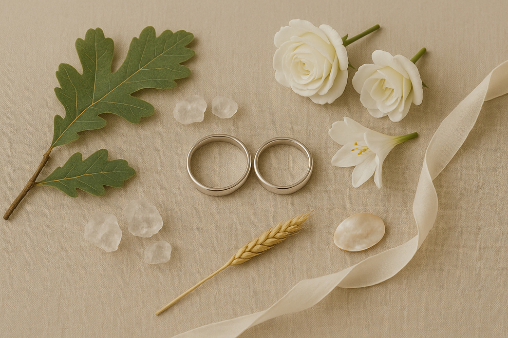 The symbolic meanings of each wedding anniversary