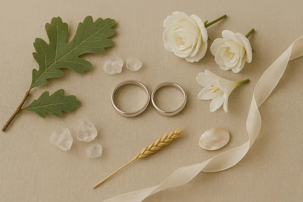 El significado simbólico de cada aniversario de boda