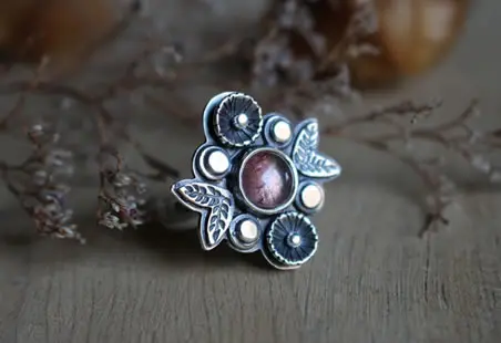 Anillo Rosa de te