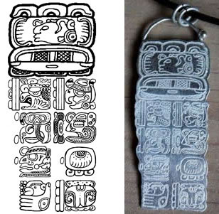 Glifos de la Cuenta Larga maya como dije