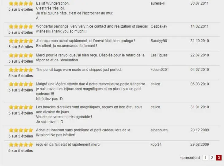 Comentarios de Emmanuelle Guyon