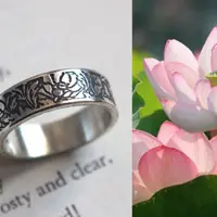 Flores y anillo Loto