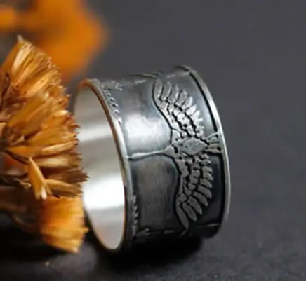 Anillo de grulla japonesa