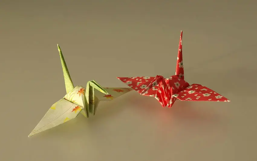 grulla de origami japonesa
