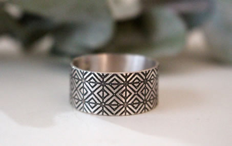 Japanese origami ring