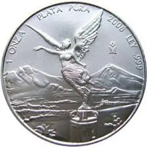 Moneda mexicana de plata o de la libertad