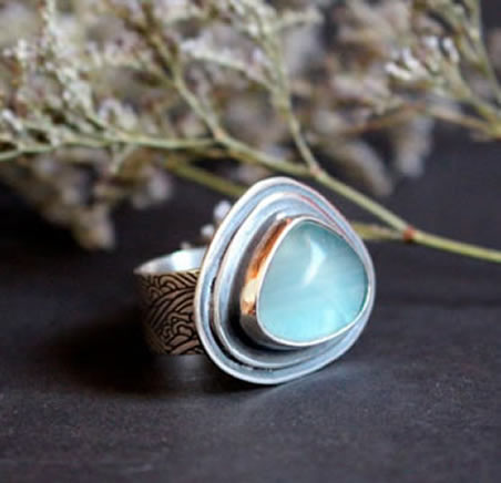 El color azul de las olas