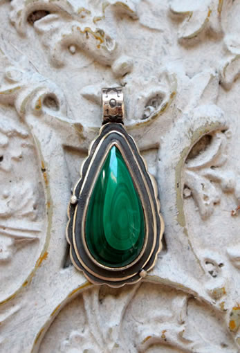 lithotherapy of malachite
