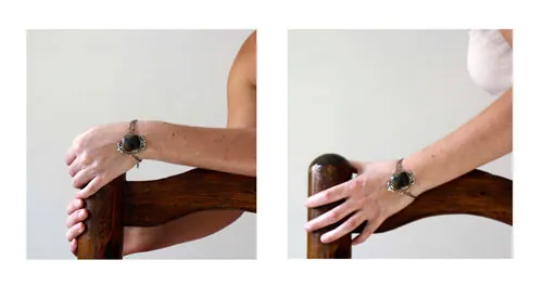 A la sombra del pino, pulsera bosque costero en plata y ágata Amethyst Sage