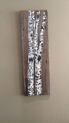 Abedul, anillo árbol de la sabiduría en plata