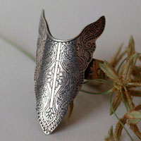 Abundancia, anillo tótem de bisonte en plata