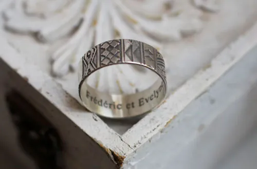 Alianzas destino, anillo naturaleza bohemia infinito en plata