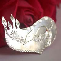 Alicanto, Andean bird brooch in sterling silver