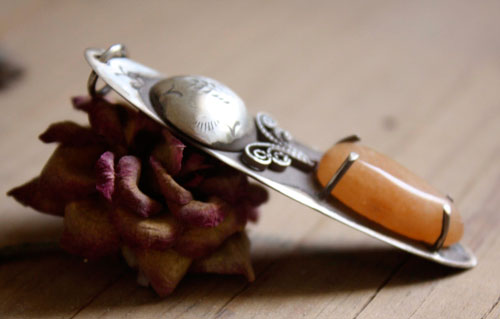 Amaltea, dije abundancia griega en plata y aventurina