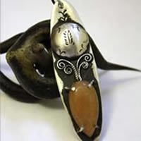 Amaltea, dije abundancia griega en plata y aventurina