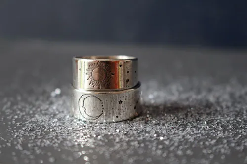 Apolo, anillo dios griego del sol en plata