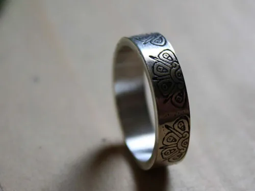 Astro sagrado, anillo sol tribal maya en plata
