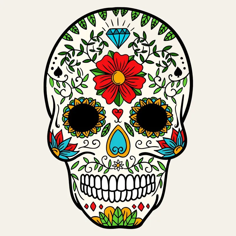 Calaca, aretes calavera mexicana en plata