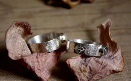 Catch my Soul, anillo de promesa en plata, labradorita y labradorita blanca