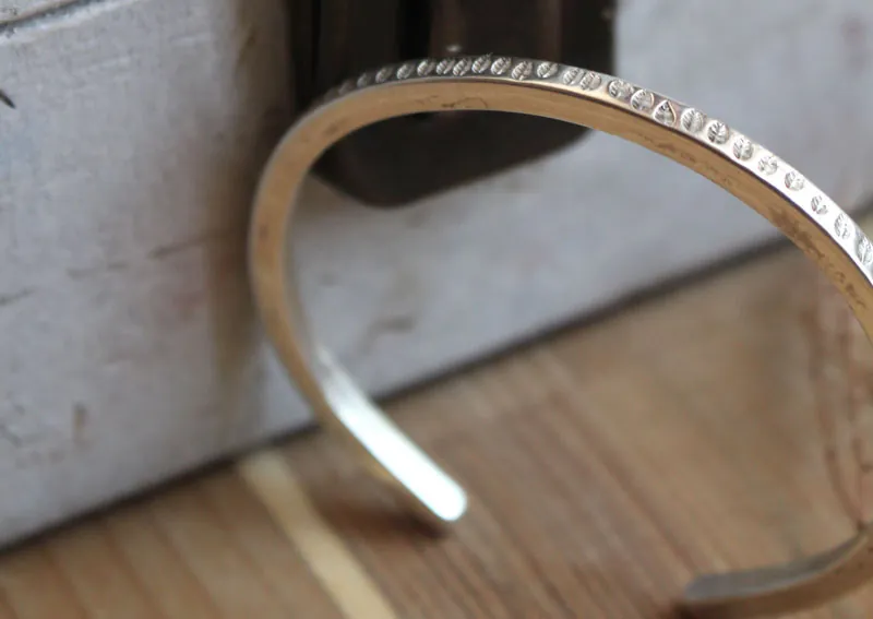 Corona de hojas, pulsera botánica en plata