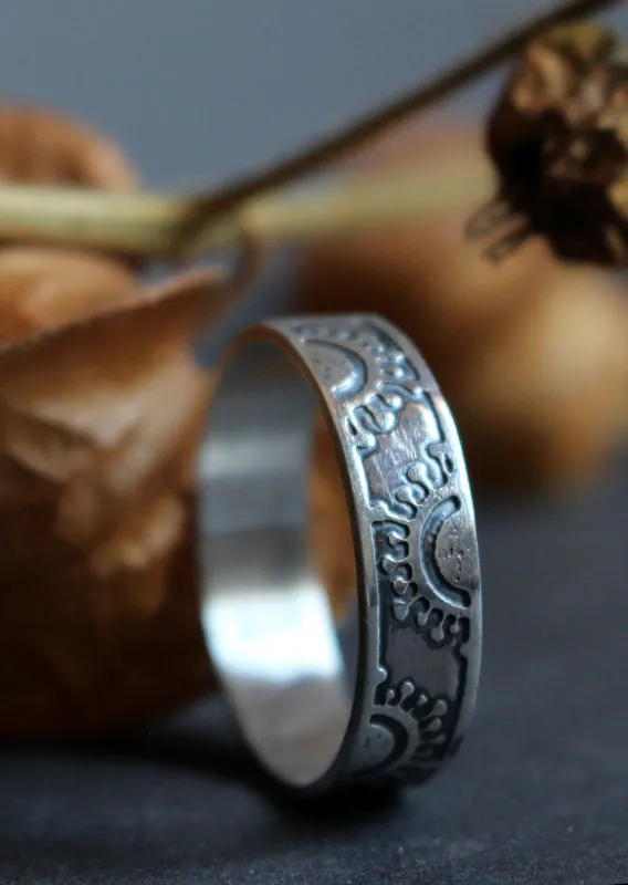 Coronavirus, anillo virus covid en plata