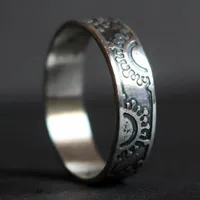 Coronavirus, anillo virus covid en plata