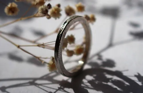 Corteza de hamadríade, anillo árbol griego en plata