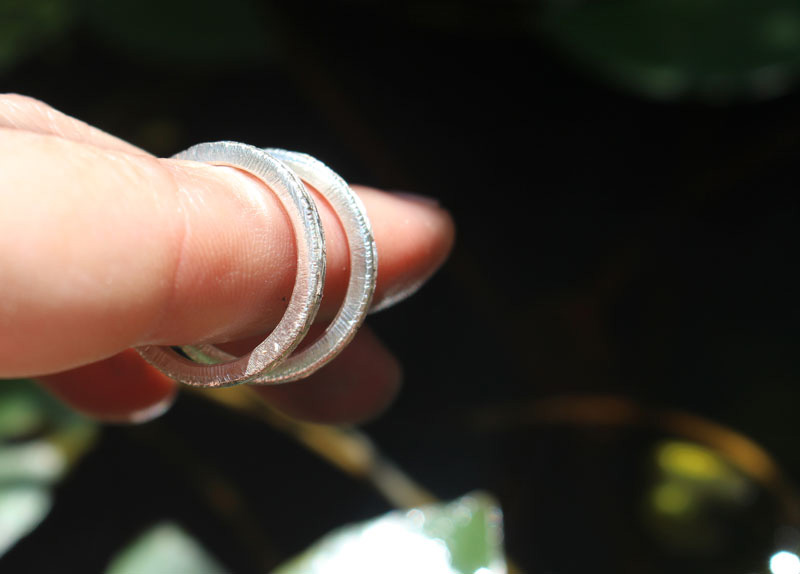 Corteza de hamadríade, anillo árbol griego en plata