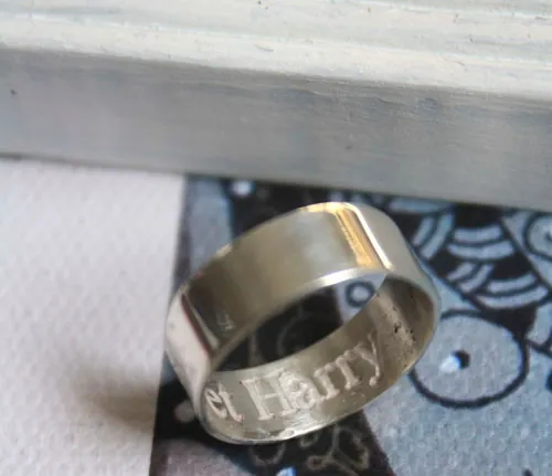 De promesa, anillo emoción en plata