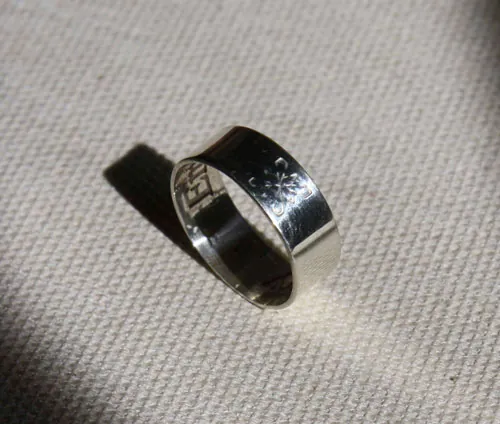 De promesa, anillo emoción en plata