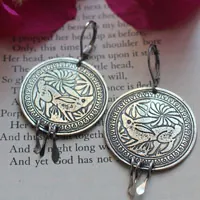 Diag, aretes conejo mexicano en plata