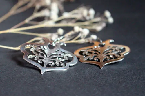 El árbol sagrado, aretes árbol de la vida en plata