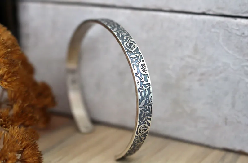 El perfume de las granadas, pulsera fruto de leyenda en plata
