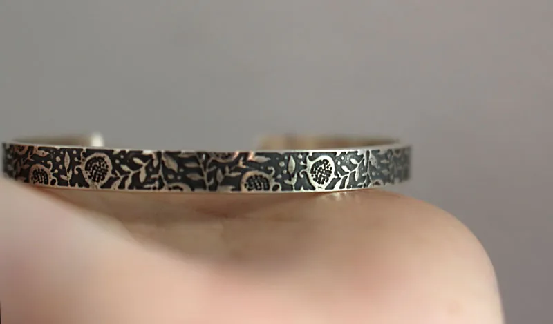 El perfume de las granadas, pulsera fruto de leyenda en plata