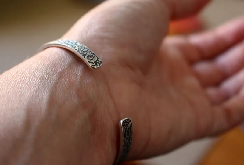El perfume de las granadas, pulsera fruto de leyenda en plata