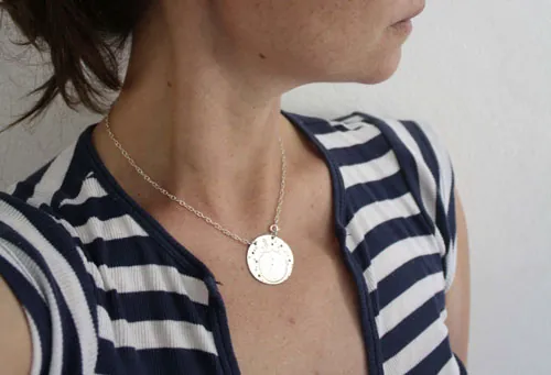 El planeta del Principito, collar el imaginario de Saint-Exupéry en plata