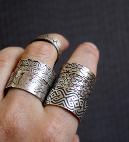 El sello del sultán, anillo arabesco oriental en plata