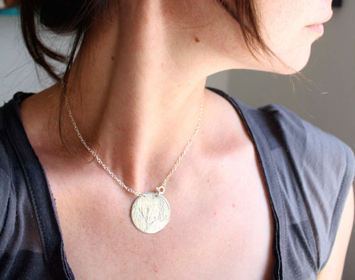 El volcán del Principito, collar las emociones según Saint-Exupéry en plata