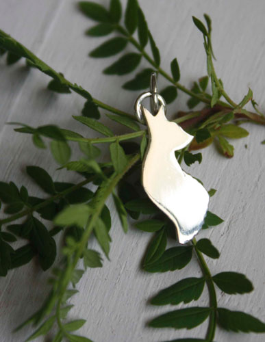 El zorro del Principito, dije animal de la sabiduría en plata