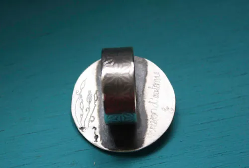 Erizo de otoño, anillo tótem animal en plata y citrino