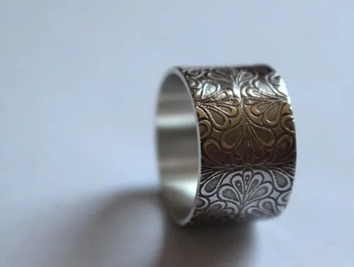 Espejo de agua, anillo jardín morisco en plata