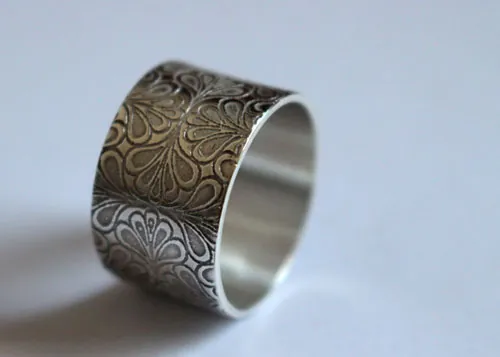 Espejo de agua, anillo jardín morisco en plata