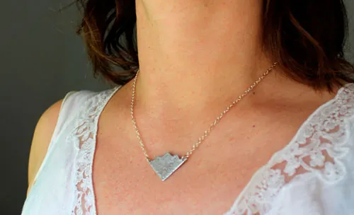 Flor de la vida, collar mandala de loto en plata