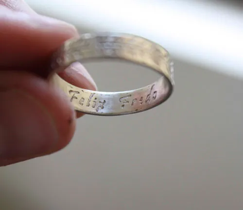 Harmonía vegetal, anillo de matrimonio botánico en plata