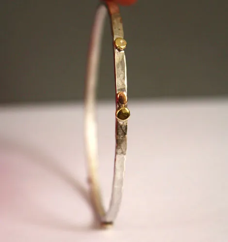 Helios, pulsera sol griego en plata, cobre y latón