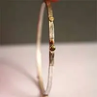 Helios, pulsera sol griego en plata, cobre y latón
