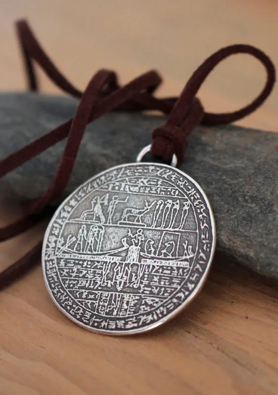 Hipocéfalo de Djed-Hor, collar egipcio en plata