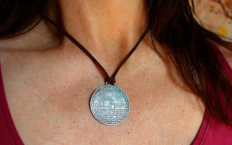 Hipocéfalo de Djed-Hor, collar egipcio en plata