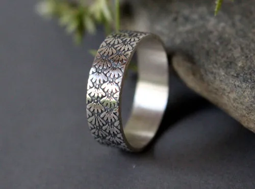 Ineko, anillo símbolo japonés del arroz en plata